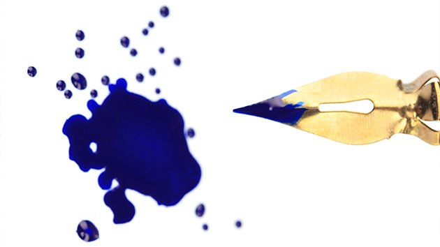 accident lessive tache encre