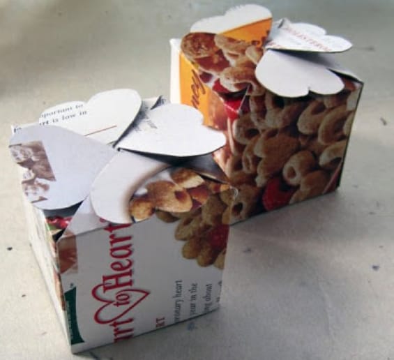 emballage cadeau boite cereale