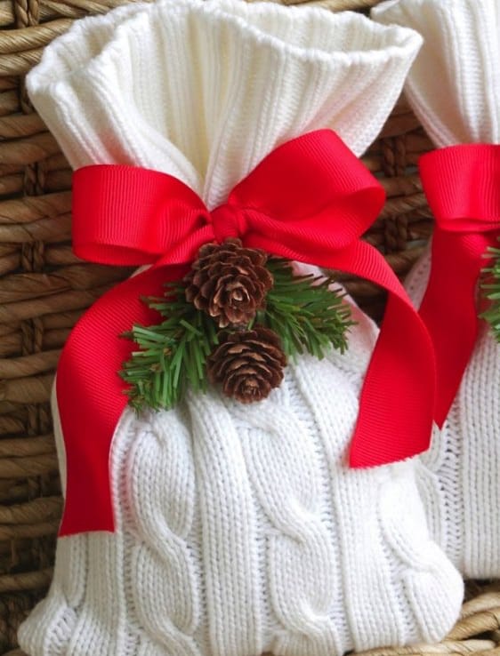 emballage cadeau chandail