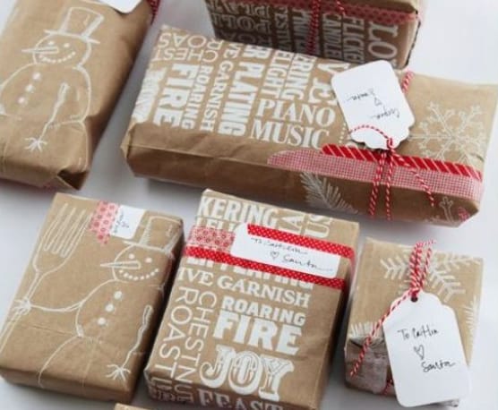emballage cadeau sac epicerie