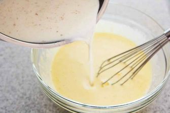 lait de poule eggnog epaissir
