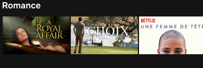 netflix romance