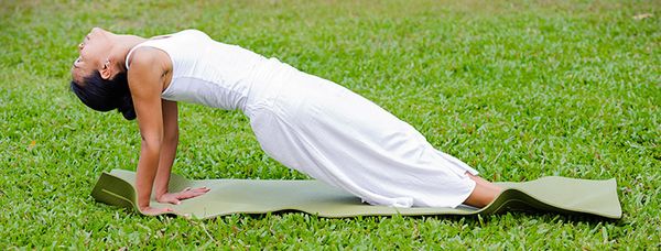 posture yoga plance inclinee inversee