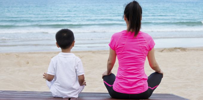 respirer avec enfant