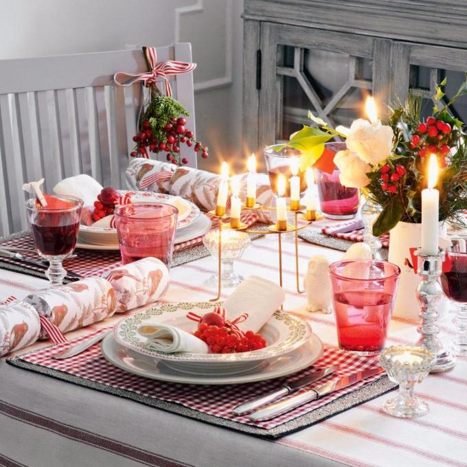 table de noel nordique