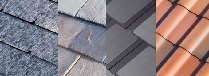 tesla 4 modeles de tuiles solaires